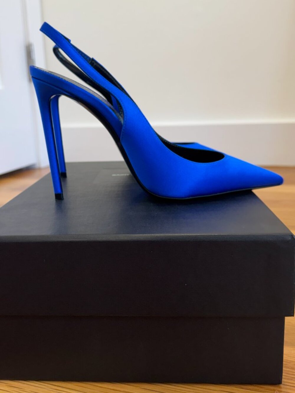 Saint Laurent Zoe 105 Slingback - Picasso Blue - Size 36 - Picture 5 of 9